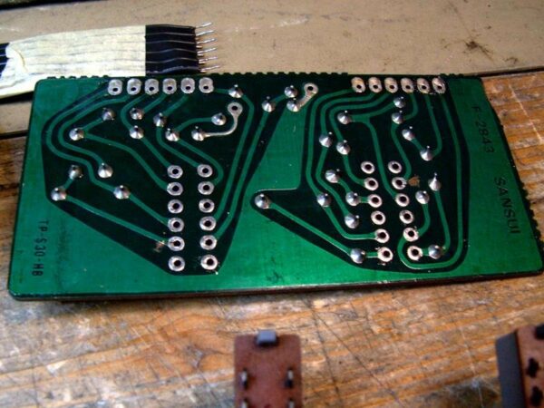 F-2842 & F-2843 Sansui boards for amplifier AU919, used, untested, 1st - Image 2