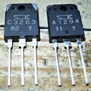 Genuine Power Sanken LAPT Transistors 2SC3263 2SA1294, One Pair