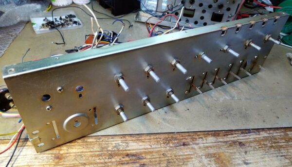 Sansui AU999 amplifier front chassis component - used