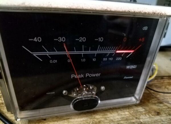 Power meter for Sansui amplifier model BA-F1, faulty - Image 4