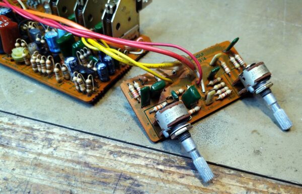 Tone Control AMP board F-2913 + Tone Control Board F-2914 for Sansui AU519 - Image 6