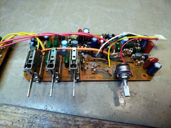 Tone Control AMP board F-2913 + Tone Control Board F-2914 for Sansui AU519 - Image 5