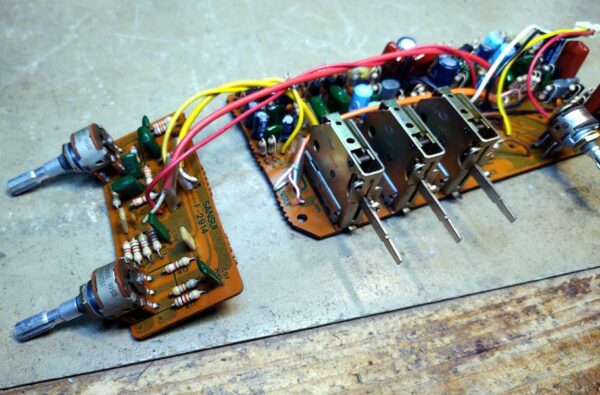 Tone Control AMP board F-2913 + Tone Control Board F-2914 for Sansui AU519 - Image 4