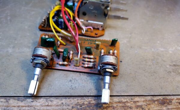Tone Control AMP board F-2913 + Tone Control Board F-2914 for Sansui AU519 - Image 3
