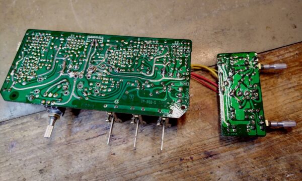 Tone Control AMP board F-2913 + Tone Control Board F-2914 for Sansui AU519 - Image 9