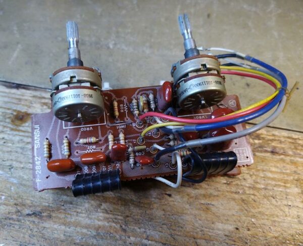 F-2842 & F-2843 Sansui boards for amplifier AU919, used, untested, 3rd - Image 2