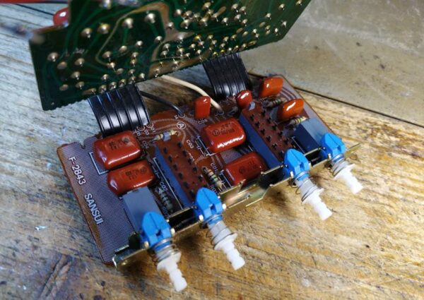 F-2842 & F-2843 Sansui boards for amplifier AU919, used, untested, 3rd - Image 3