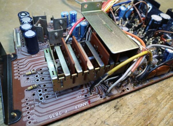 F-2835 Equalizer Amp Board for Sansui AU919, used, untested - Image 4