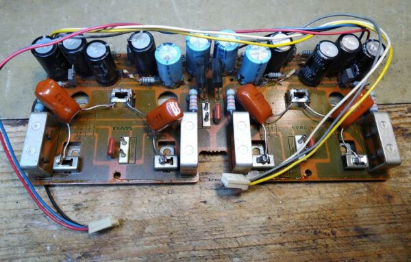 F-2845 Power Supply Board for Sansui AU919, used untested