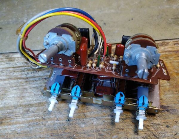 F-2842 & F-2843 Sansui boards for amplifier AU919, used, untested, 2nd