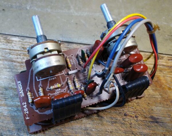 F-2842 & F-2843 Sansui boards for amplifier AU919, used, untested, 2nd - Image 2